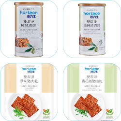 活力生雙潔淨豬肉鬆和豬肉乾四入組(2組)